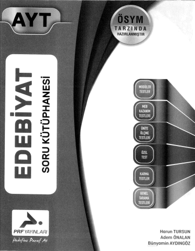 AYT EDEBİYAT SORU KÜTÜPHANESİ ANKA Fotokopi