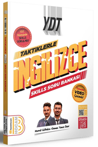 2025 YDT Taktiklerle İngilizce SKILLS Soru Bankası Benim Hocam