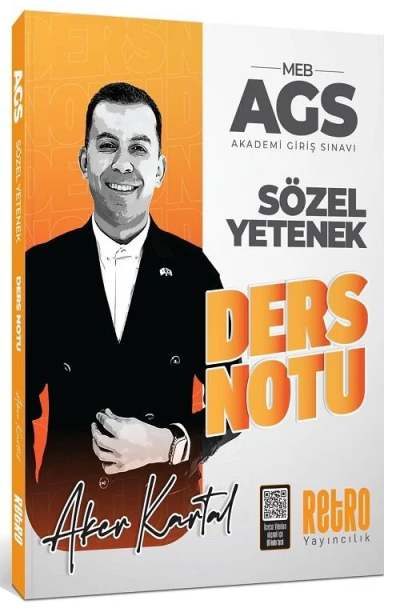 2026 MEB AGS Sözel Yetenek Ders Notu Retro Kitap ANKA Fotokopi