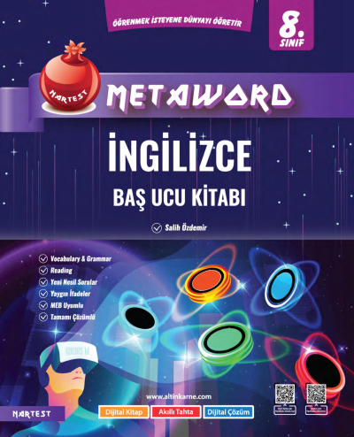 8. Sınıf İngilizce Metaword Baş Ucu Kitabı Nartest Yayınları