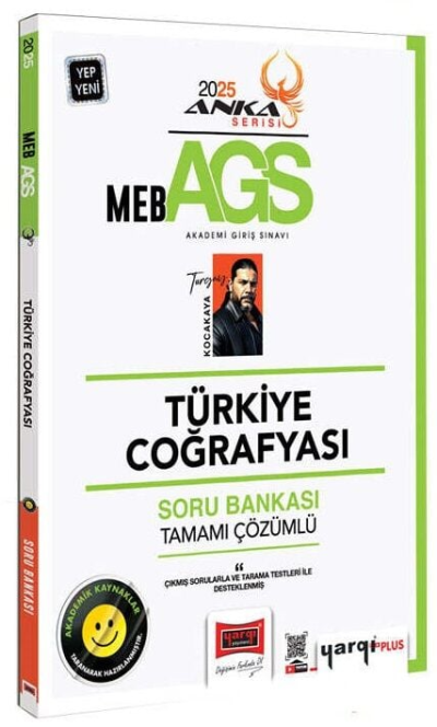 2025 MEB-AGS Türkiye Coğrafyası Soru Bankası Çözümlü Anka Serisi Yargı Yayınları