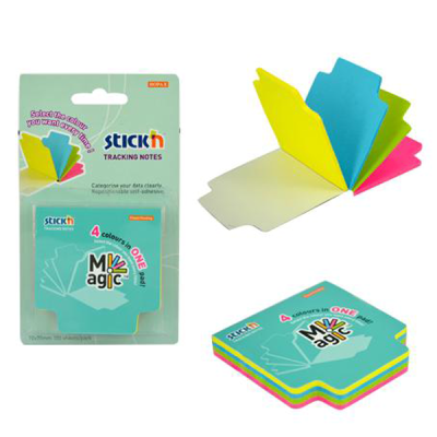 Stickn 70x70 Magıc 4 Neon Renk 100 Yaprak (21560) ANKA Fotokopi