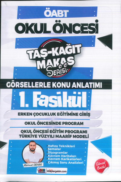 ÖABT Okul Öncesi Öğretmenliği Taş Kağıt Makas Serisi Görsellerle Konu Anlatımı Mahmut Orhan TKM Akademi 10 Fasikül ANKA Fotokopi