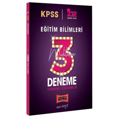 KPSS Eğitim Bilimleri Tamamı Çözümlü Muhteşem 3 Deneme