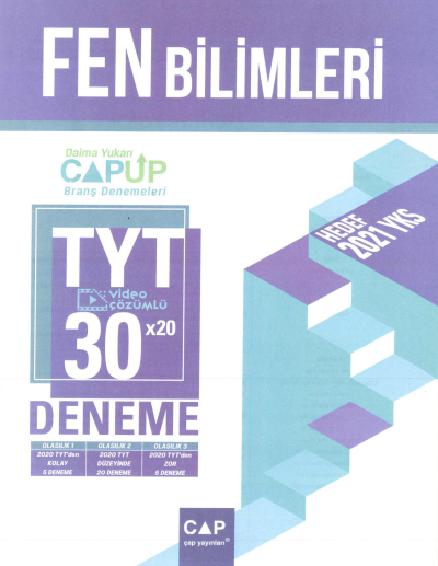 YKS TYT Fen Bilimleri 30x20 UP Deneme Video Çözümlü ANKA Fotokopi