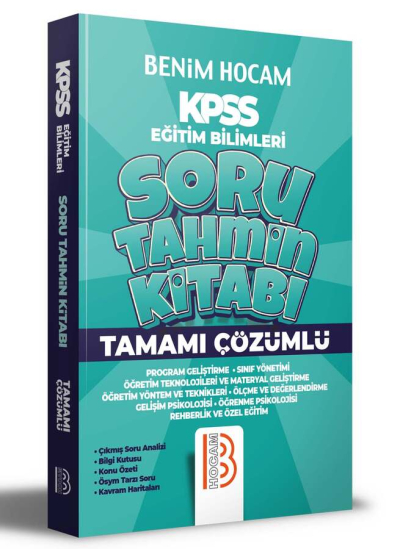 KPSS Eğitim Bilimleri Tamamı Çözümlü Soru Tahmin Kitabı ANKA Fotokopi