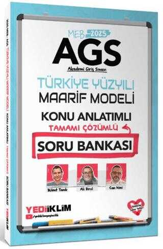 2025 MEB-AGS Türkiye Yüzyılı Maarif Modeli Konu Anlatımlı Soru Bankası Çözümlü Yediiklim Yayınları ANKA Fotokopi