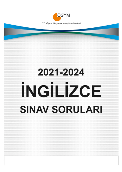 YDT İNGİLİZCE ÇIKMIŞ SINAV SORULARI (2021-2024) ANKA Fotokopi