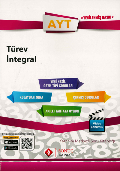AYT TÜREV İNTEGAL SORU KİTAPÇIĞI ANKA Fotokopi