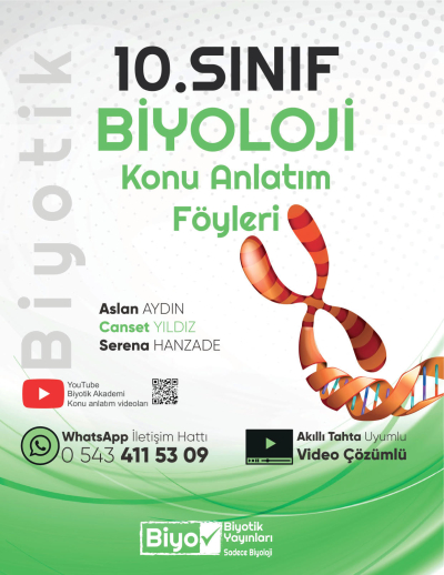 10.Sınıf Biyoloji Konu Anlatım Föyleri Biyotik Yayınları