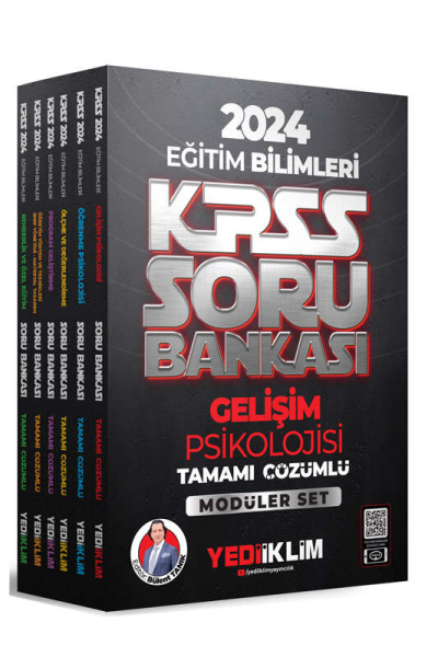 2024 KPSS Eğitim Bilimleri Tamamı Çözümlü Soru Bankası Modüler Set GELİŞİM PSİKOLOJİSİ ANKA Fotokopi