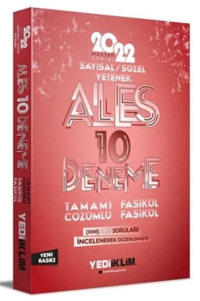 ALES 10 DENEME TAMAMI ÇÖZÜMLÜ ANKA Fotokopi