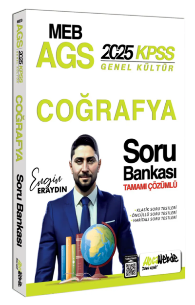 2025 MEB-AGS KPSS Türkiye Coğrafyası Soru Bankası Çözümlü HocaWebde Yayınları ANKA Fotokopi