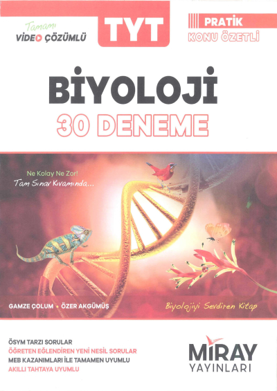 TYT Biyoloji 30 Deneme