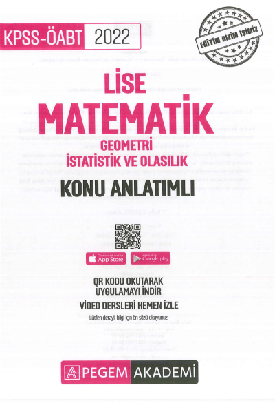 LİSE MATEMATİK GEOMETRİ - İSTATİSTİK VE OLASILIK KONU ANLATIMLI ANKA Fotokopi