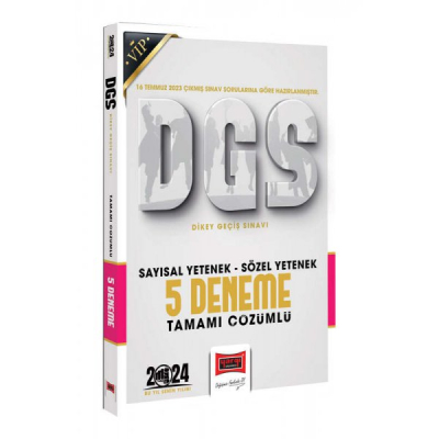 2024 DGS Sözel Sayısal Bölüm Tamamı Çözümlü 5 Deneme ANKA Fotokopi