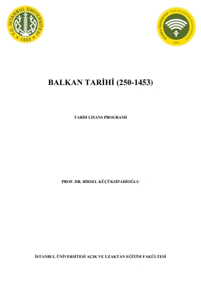 Balkan Tarihi (250-1453) ANKA Fotokopi