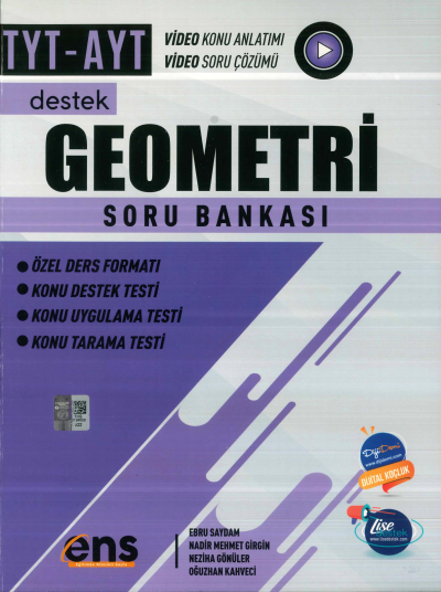 TYT AYT Geometri Destek Soru Bankası ENS Yayıncılık ANKA Fotokopi
