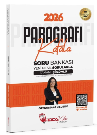 2026 Soyut Paragraf Soru Bankası Çözümlü Öznur Saat Yıldırım Hoca Kafası Yayınları ANKA Fotokopi