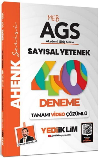 2025 MEB AGS Sayısal Yetenek 40 Deneme Yediiklim Yayınları