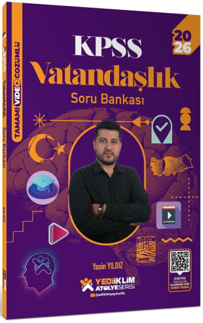 2026 KPSS Vatandaşlık Atölye Soru Bankası Çözümlü Yediiklim Yayınları ANKA Fotokopi