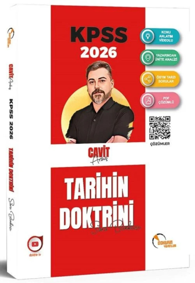 Doktrin 2026 KPSS Tarihin Doktrini Soru Bankası Çözümlü - Cavit Ardıç Doktrin Yayınları ANKA Fotokopi