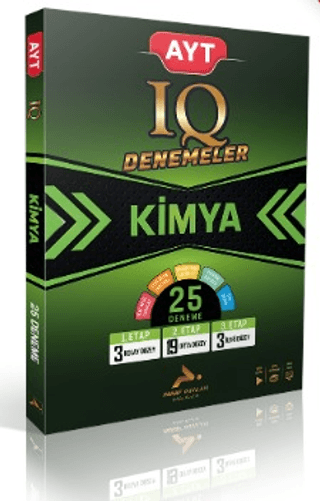 AYT IQ Kimya 25 Branş Denemesi PRF Paraf Yayınları ANKA Fotokopi